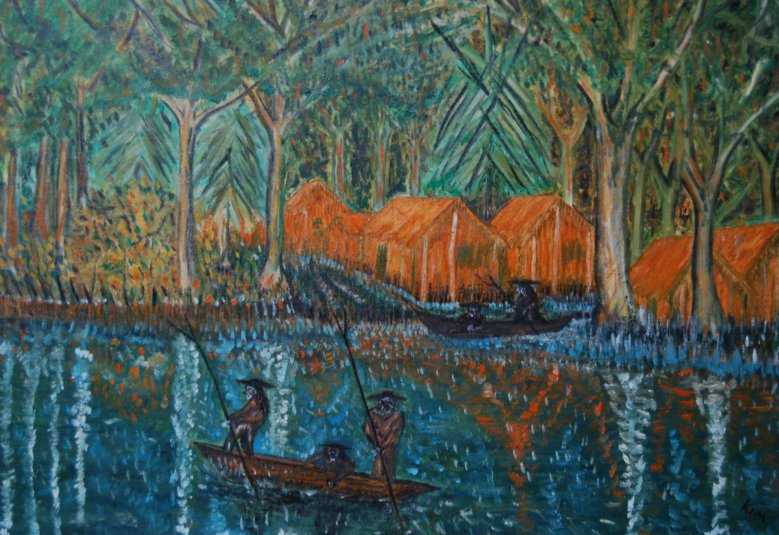 Oil Painting > The River - Click Image to Close